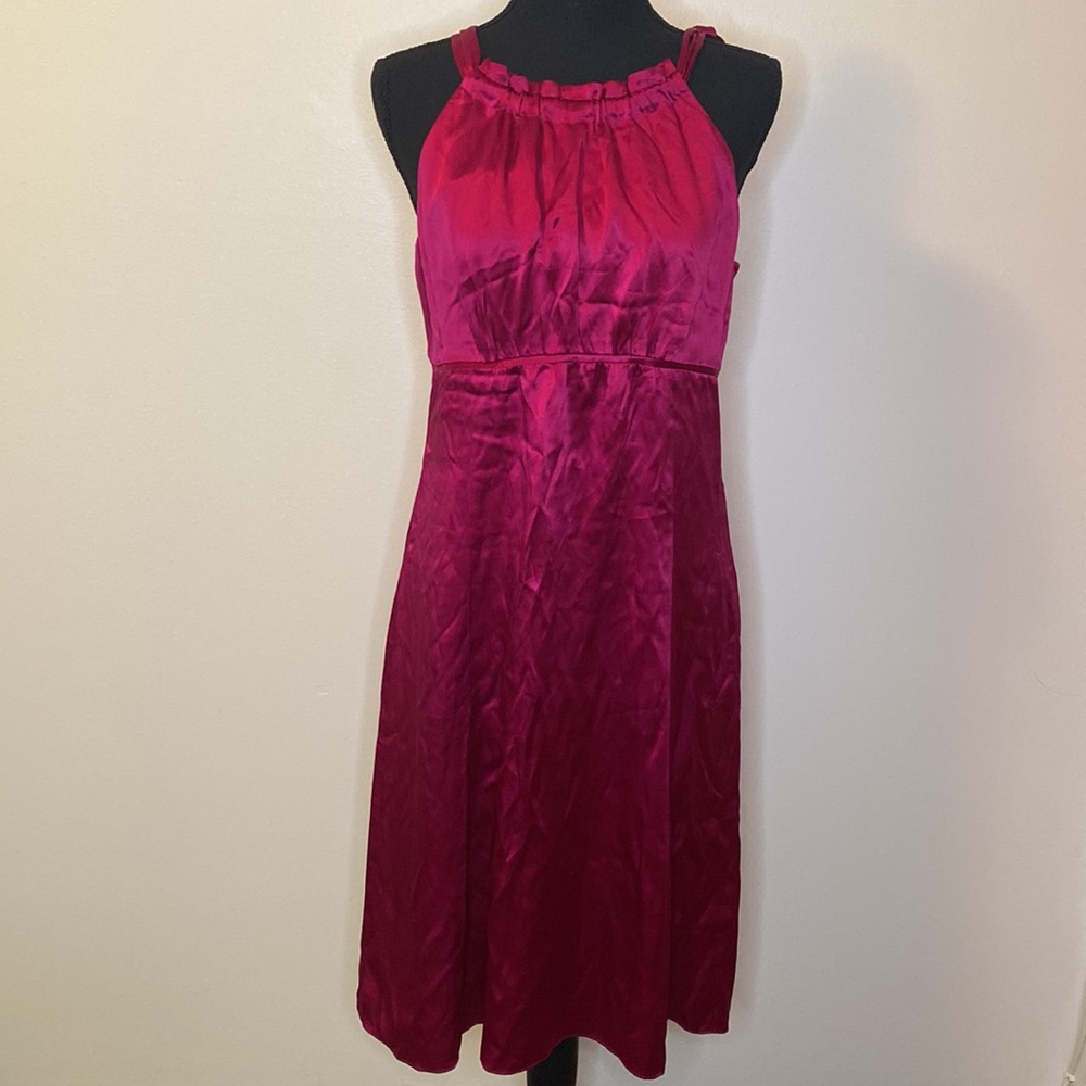 💖 2/$25 Ann Taylor Magenta Dress